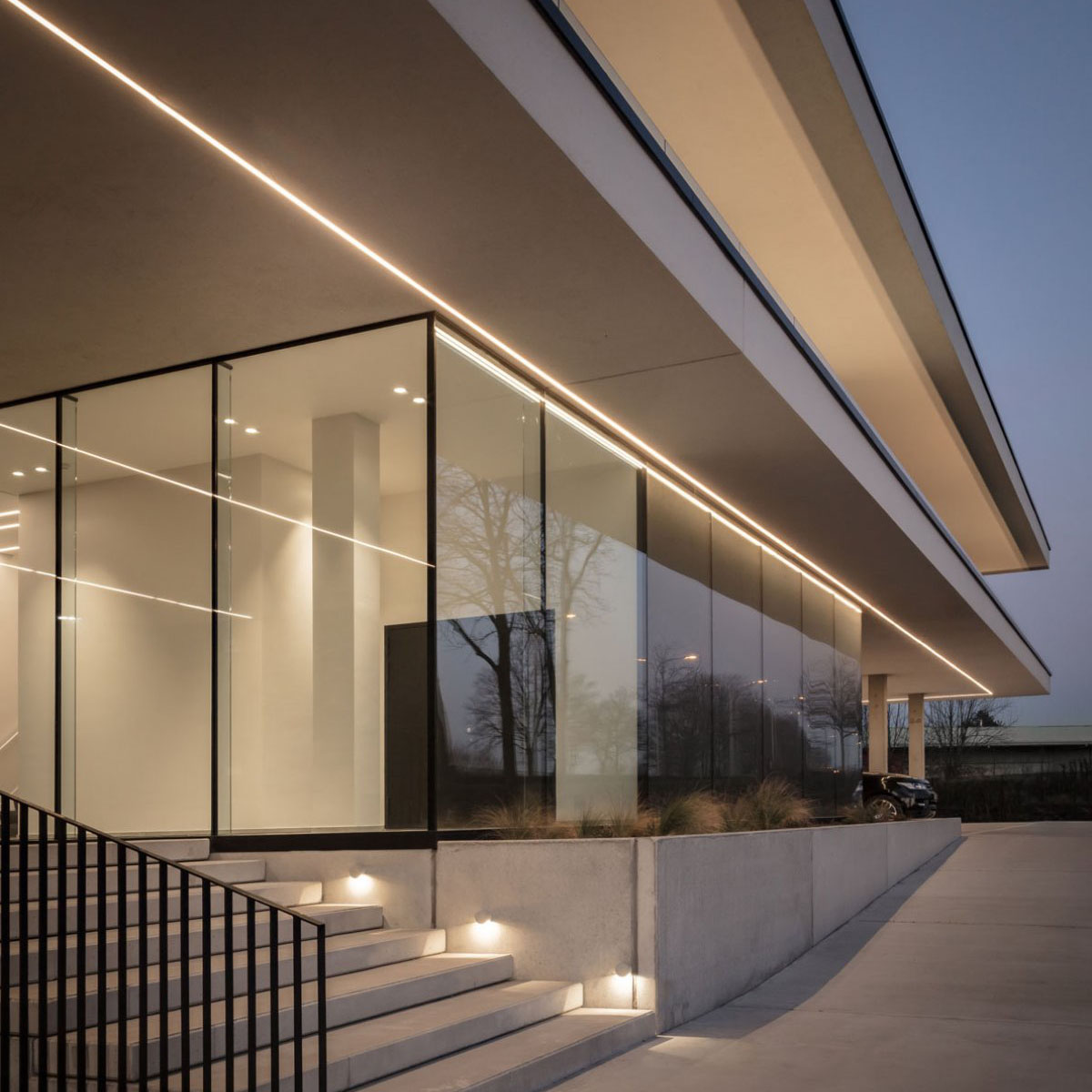 STIP W S 930 Wandleuchte, B: 7 cm, H: 7 cm, Anthrazit, Quadratisch