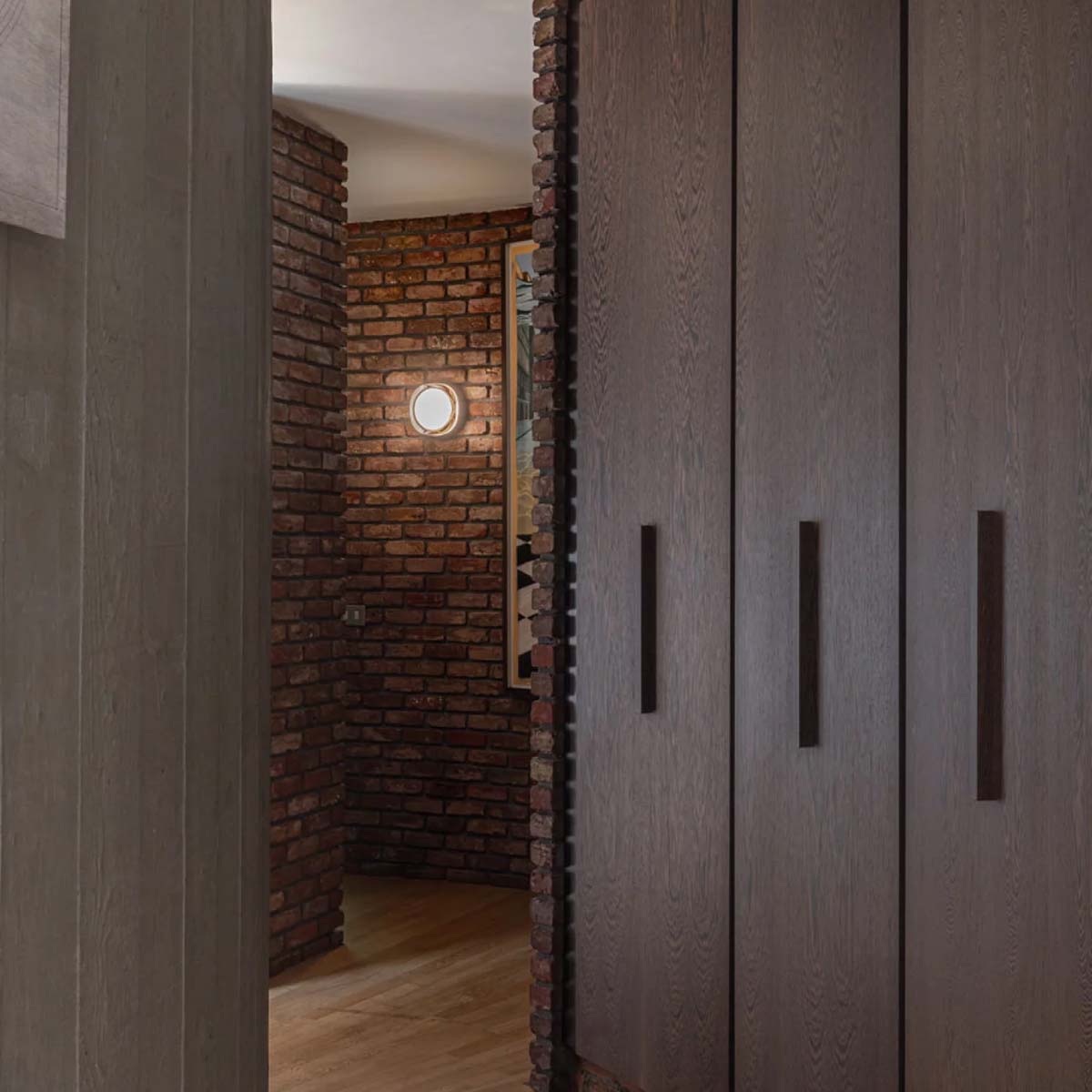 Delta Light Nebbia 20 Wandleuchte, Ø: 20,3 cm, Flemish Bronze, Warmweiß 3000K, DALI dimmbar