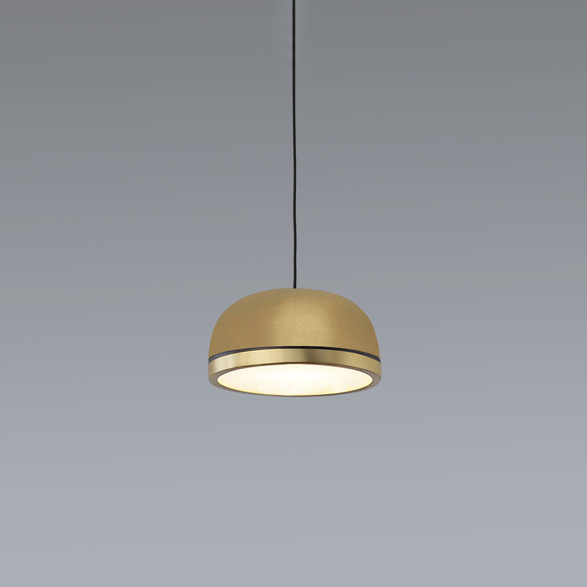 Molly 556.21 Pendelleuchte Ø: 15 cm, Messing, Messing