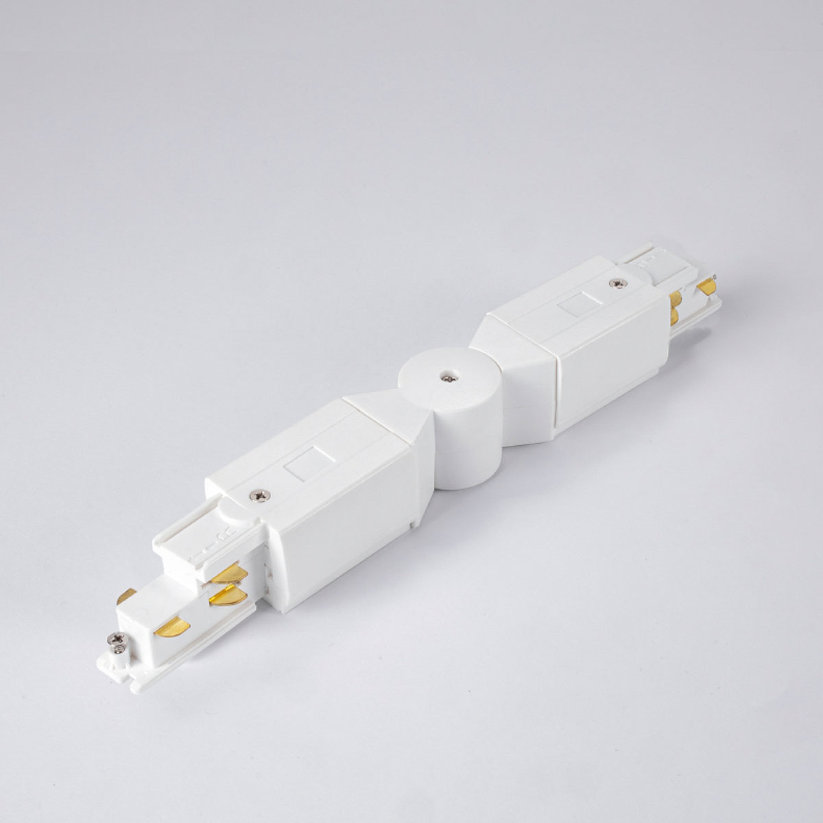 Powergear PRO-06 Adjustable-Verbinder Powergear 3-Phasen verstellbarer-Verbinder DALI Weiß