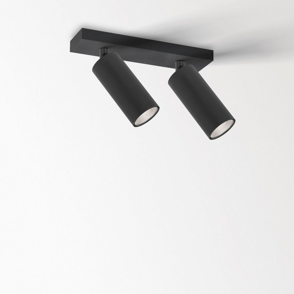 Delta Light SPY 52 ON 2 93030 DIM8 Aufbaustrahler, Ø: 5,2 cm, L: 12 cm, Schwarz, Warmweiß 3000K, 30°