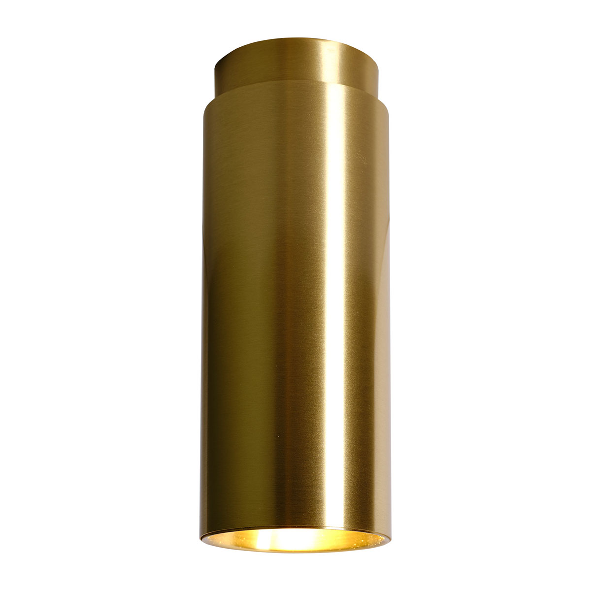 Tobo C65 Deckenleuchte, Ø: 6,5 cm, H: 16,5 cm Messing – exklusive Designerleuchte von DCW Editions
