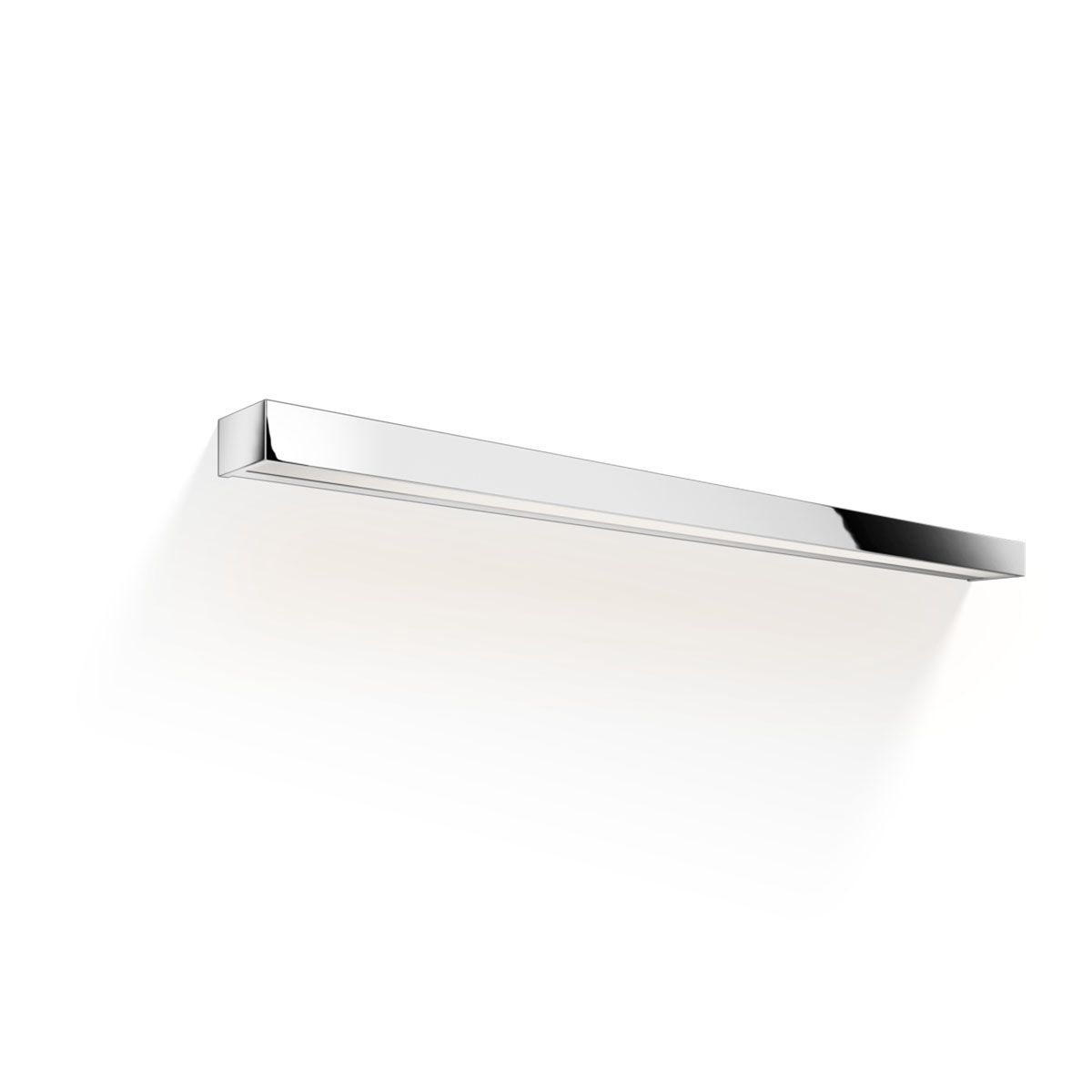 Exklusive Wandleuchte für Badezimmer und Gäste-WC – Decor Walther Box 120 N LED Wandleuchte Bad, Chrom, B: 120 cm, Extra-Warmweiß 2700K Decor Walther Box 120 N LED Wandleuchte Bad, Chrom, B: 120 cm, Warmweiß 3000K – moderne Wandlampe fürs Bad