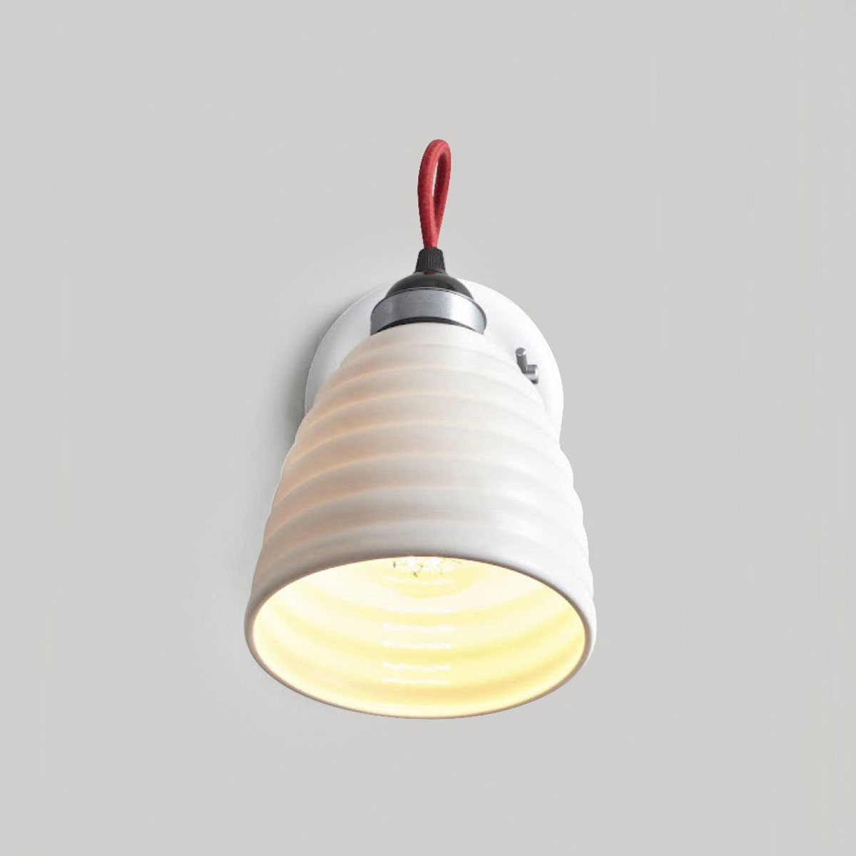 Original BTC Hector Bibendum Wandleuchte Kabel Rot Original BTC Hector Bibendum Wandleuchte Kabel Rot