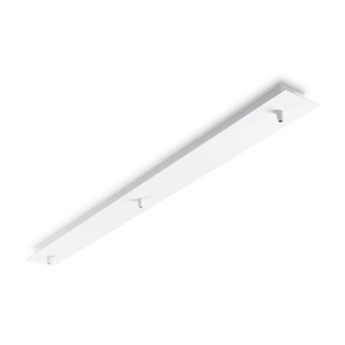 Lampen Baldachin länglich 3-fach, 88 x 4,3 x 7 cm, Weiß