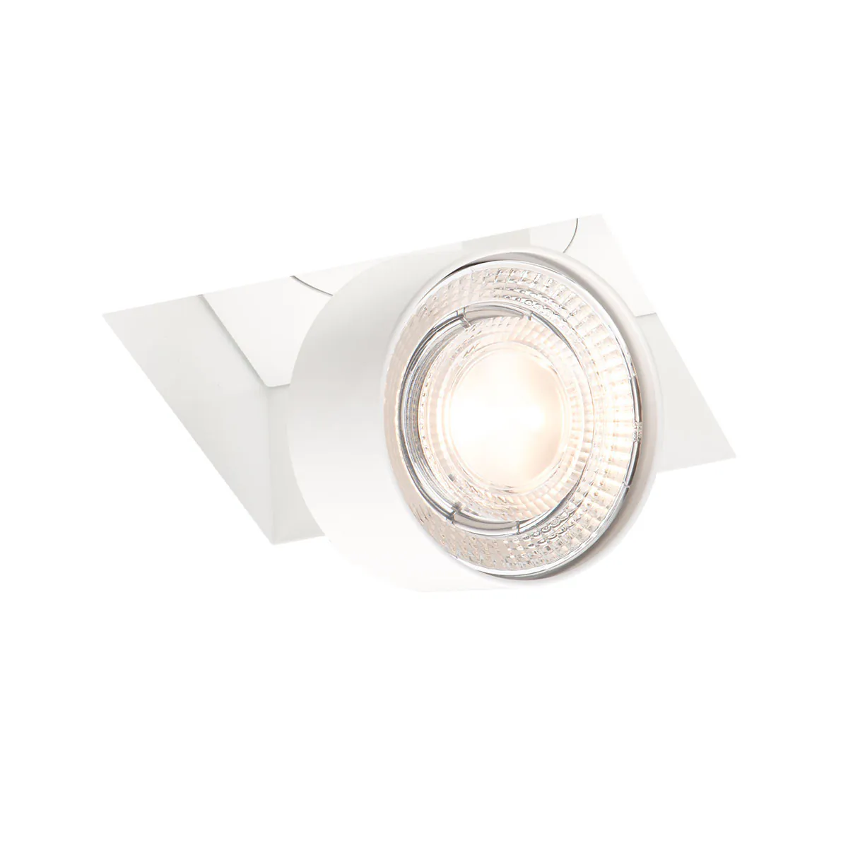 Wittenberg 4.0, wi4-eb-1e-db Einbaustrahler, Schwarz matt, Warmweiß 3000K, Flood 38°