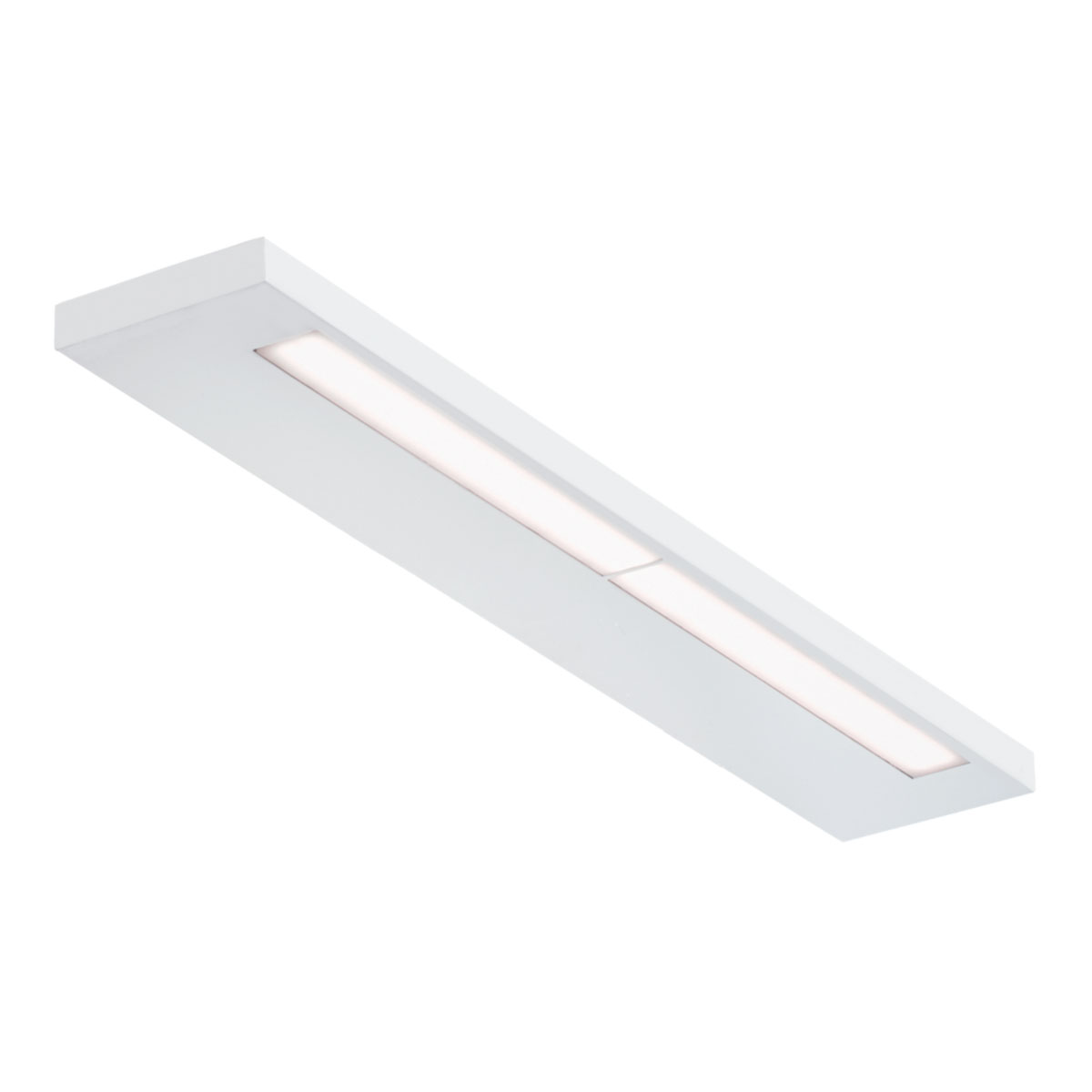 Stilvolle Badezimmer-Wandleuchte von Decor Walther – Slim 80 N LED Wandleuchte Badezimmer, Weiß matt, B: 80 cm