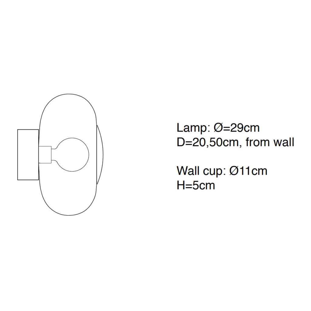 Horizon Wand-/ Deckenleuchte M Ø 29 cm, Clear, Gold Horizon Wand-/ Deckenleuchte M Ø 29 cm, Toast, Gold