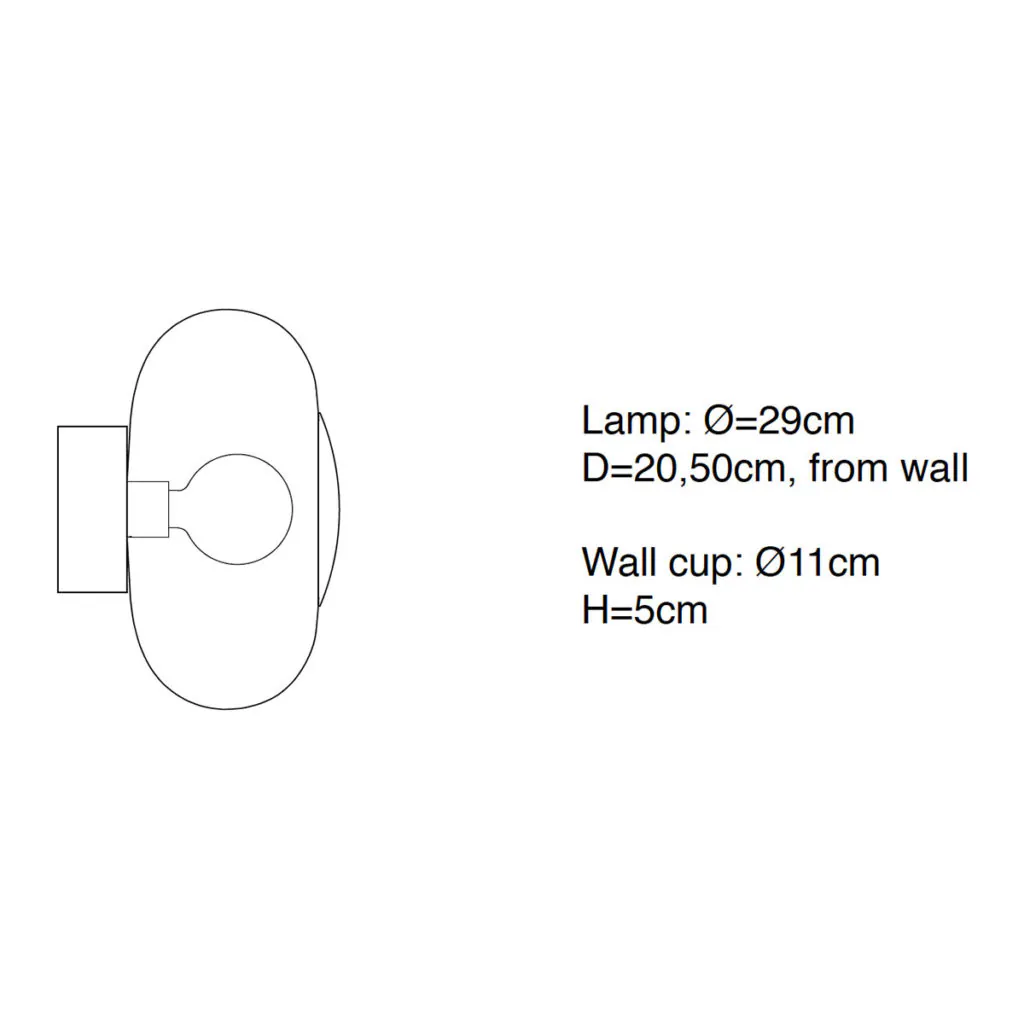 Horizon Wand-/ Deckenleuchte M Ø 29 cm, Toast, Gold