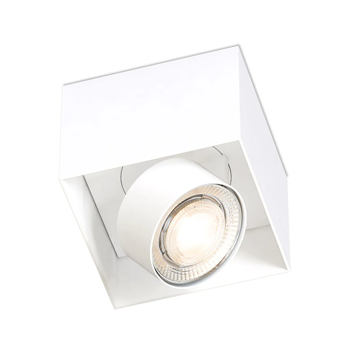 Wittenberg 4.0, wi4-ab-1e-kb Aufbaustrahler, Weiß matt, Warmweiß 3000K, Flood 38°, Bluethooth