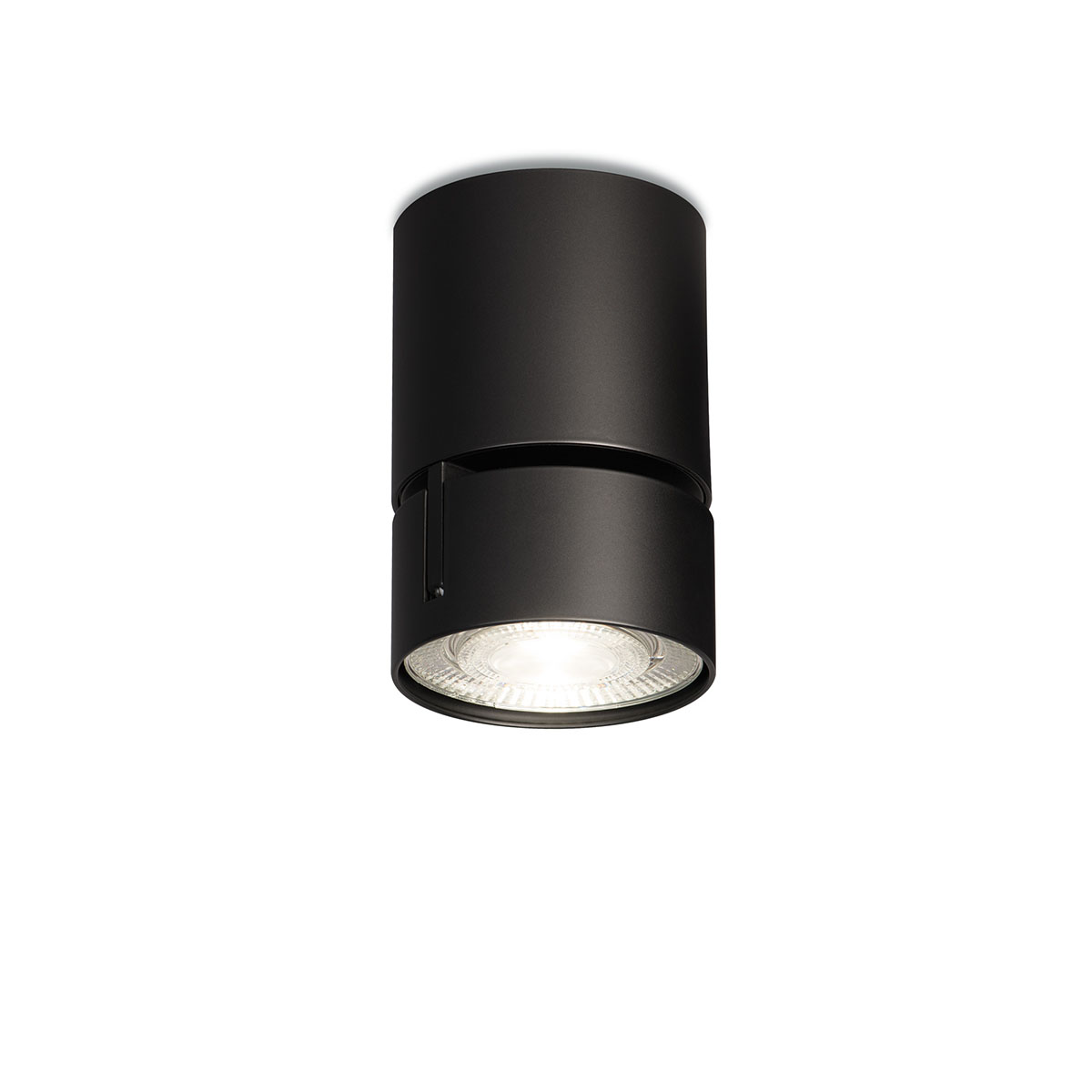 Wittenberg 4.0, wi4-ab-1r Aufbaustrahler, Schwarz matt, Extra-Warmweiß 2700K, Spot 12°, Phase Cut