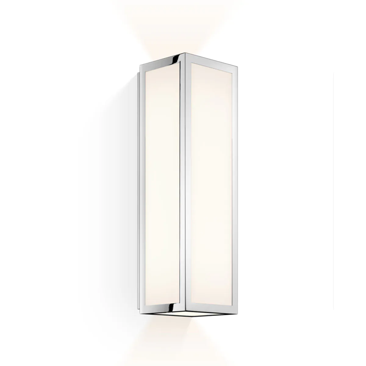 Maßzeichnung der Wandleuchten – Decor Walther Bauhaus 1 N LED Wandleuchte Bad, H: 30 cm, Chrom