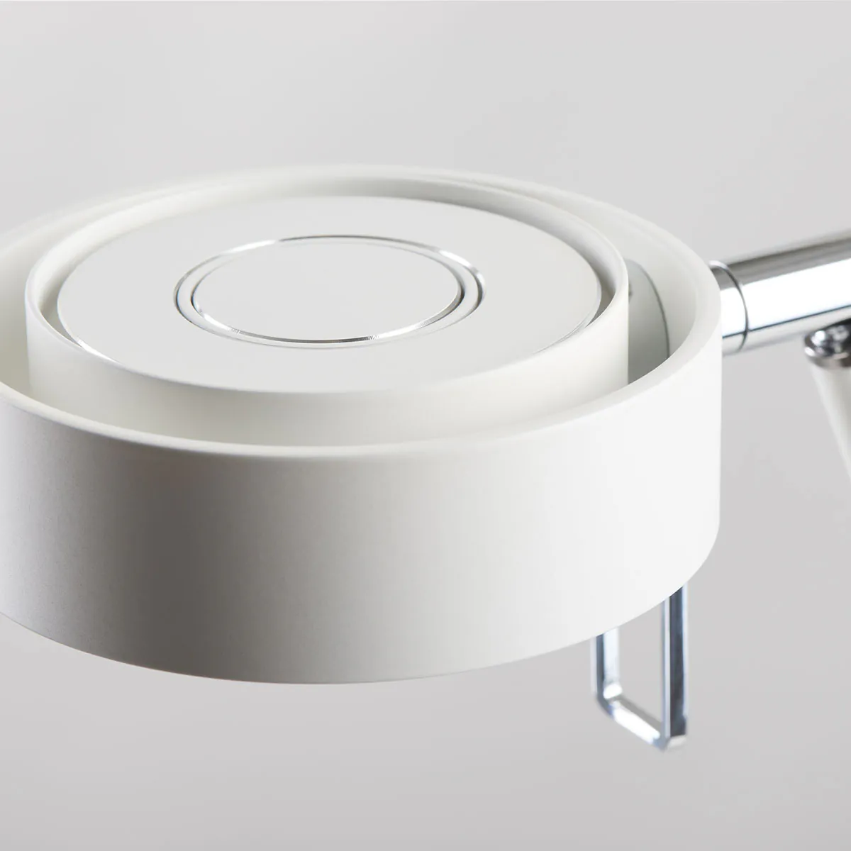 Pure mini Tischleuchte, H: 35,5 cm, Basalt Grau matt