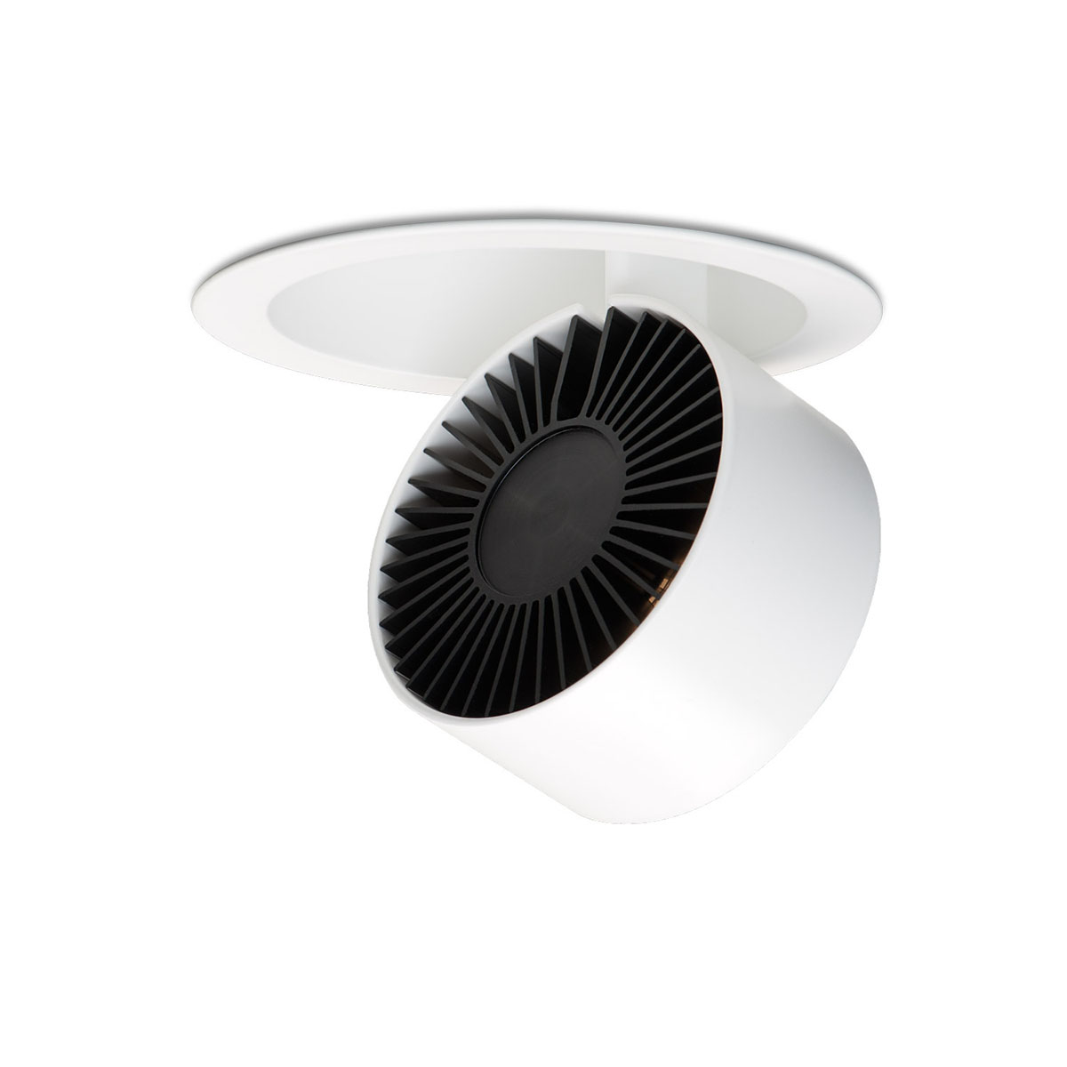 Mawa Wittenberg 4.0 LED Downlight – Aluminium, in Weiß, minimalistisches Design, hoher Farbwiedergabeindex, für Büro