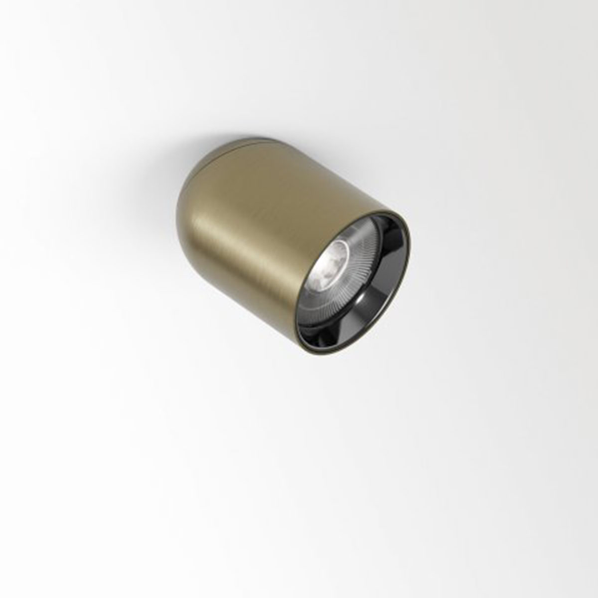 OBIN ON 93036 DIM5 Aufbaustrahler, Ø: 9 cm, L: 11,2 cm, Bronze gebürstet, Warmweiß 3000K, 36°