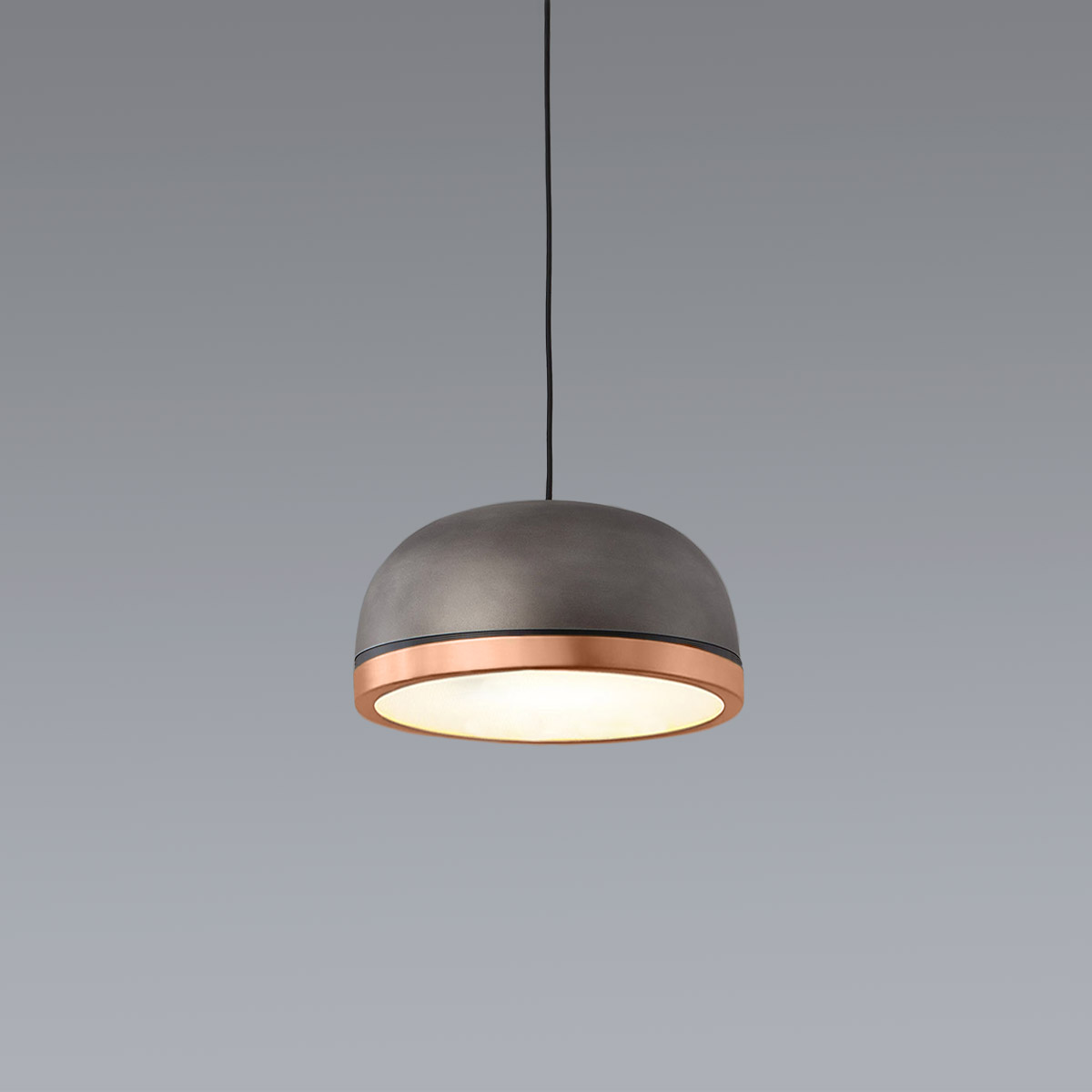 TOOY Molly 556.22 Pendelleuchte Ø: 20 cm Zinn Kupfer