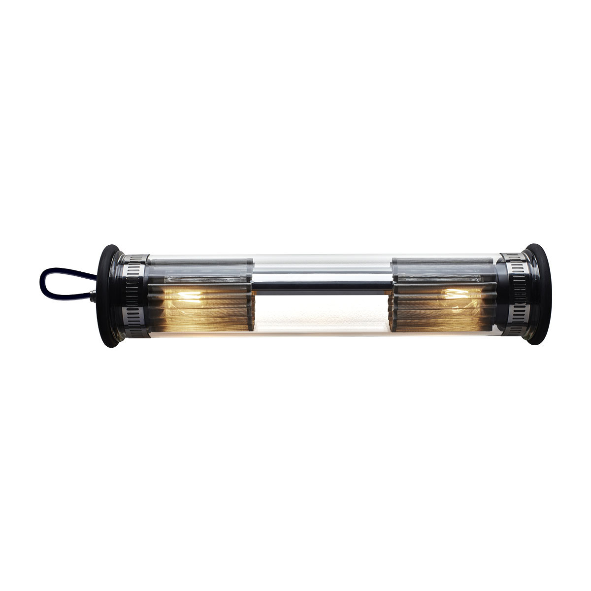 In The Tube Pendant Horizontal 100-500 Pendelleuchte, Silber, L: 52 cm