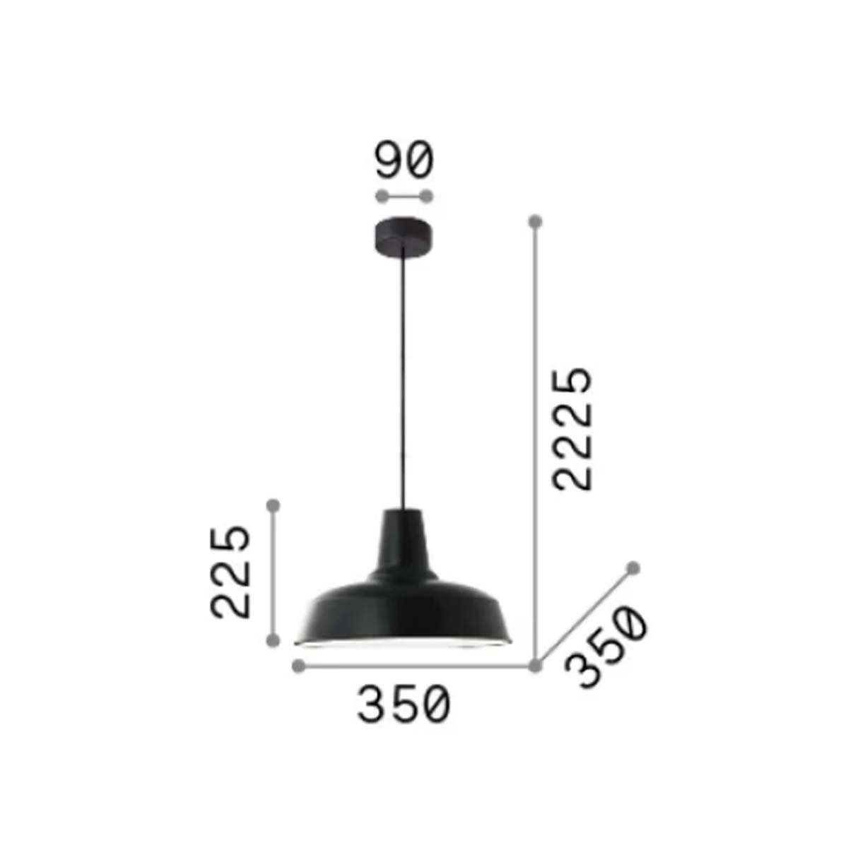 Moby SP Pendelleuchte, Ø: 35 cm, Weiß Moby SP Pendelleuchte, Ø: 35 cm, Kupfer