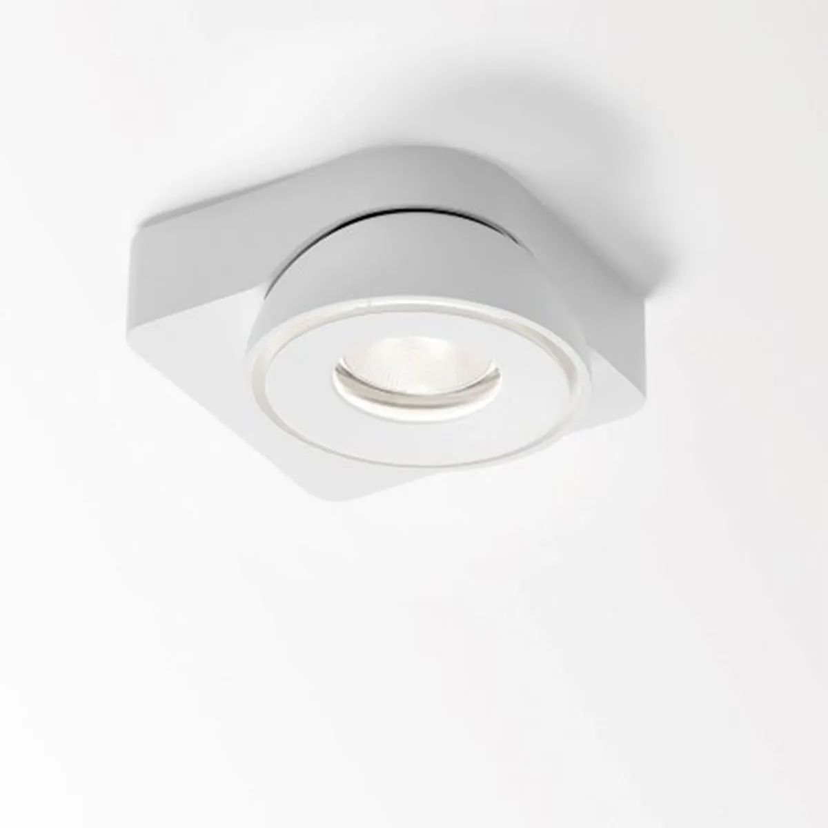 TWEETER M ON 1 93050 DIM8 Aufbaustrahler, L: 12,8 cm, B: 12,8 cm, Weiß, Warmweiß 3000K, 50°