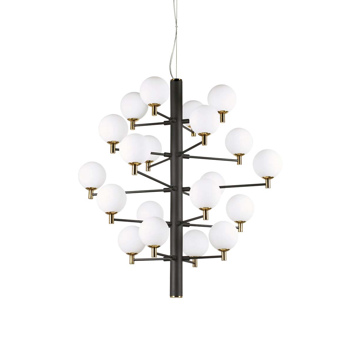 Copernico SP20 Pendelleuchte, L: 86 cm, B: 86 cm, 20-flammig Copernico SP20 Pendelleuchte, L: 86 cm, B: 86 cm, 20-flammig