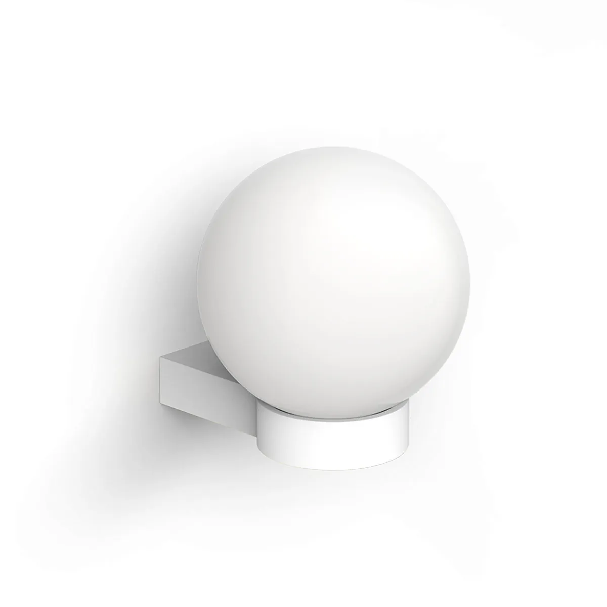 Elegante Badleuchte – Decor Walther Bar Light Wandleuchte Bad, Ø: 16,5 cm, H: 18,5 cm, Weiß matt