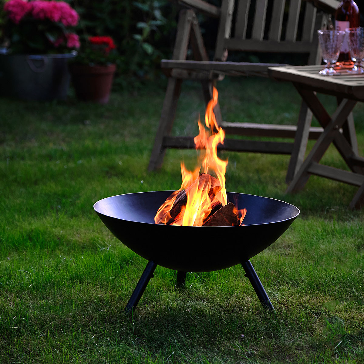 Flames Feuerschale Large, Ø: 56 cm