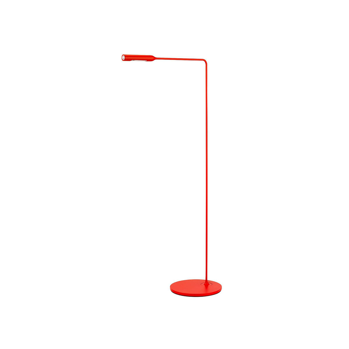 Flo Lounge Stehleuchte, H: 100 cm, Rot matt, Warmweiß 3000K