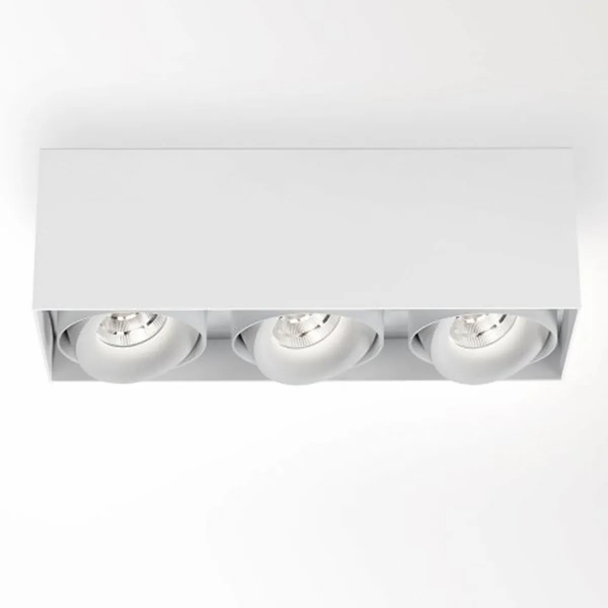 MINIGRID ON 350 93050 DIM8 Aufbaustrahler, L: 30,5 cm, B: 10,5 cm, Weiß, Warmweiß 3000K, 50°