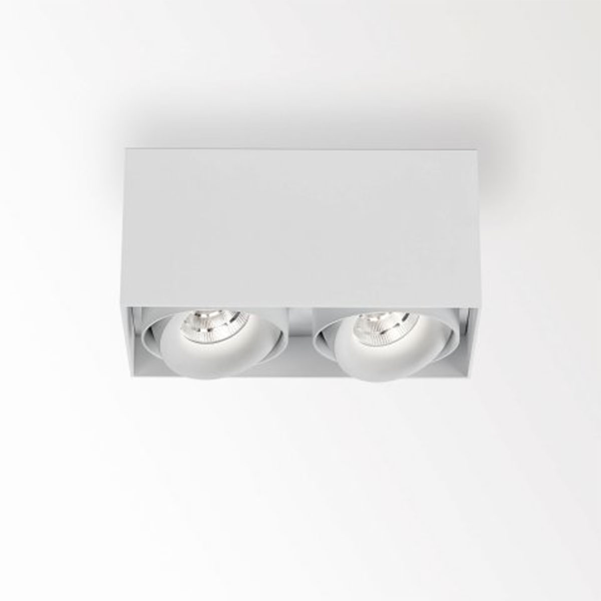 MINIGRID ON 250 92733 DIM8 Aufbaustrahler, L: 20,5 cm, B: 10,5 cm, Weiß, Extra-Warmweiß 2700K, 33°
