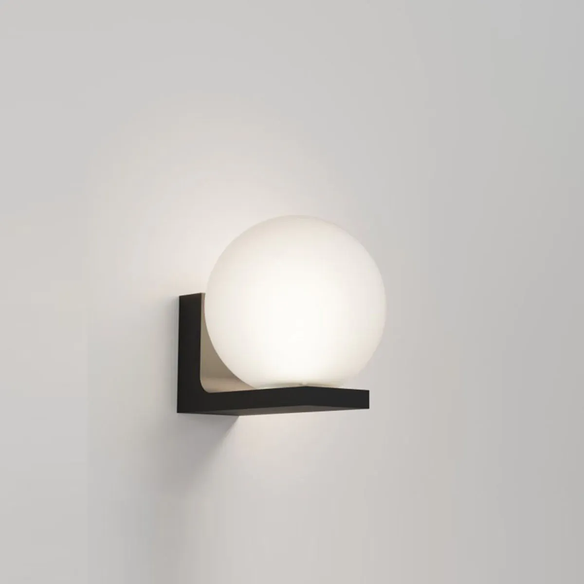 OONO W S 930 DIM8 Wandleuchte, Ø: 15 cm, Schwarz, Warmweiß 3000K