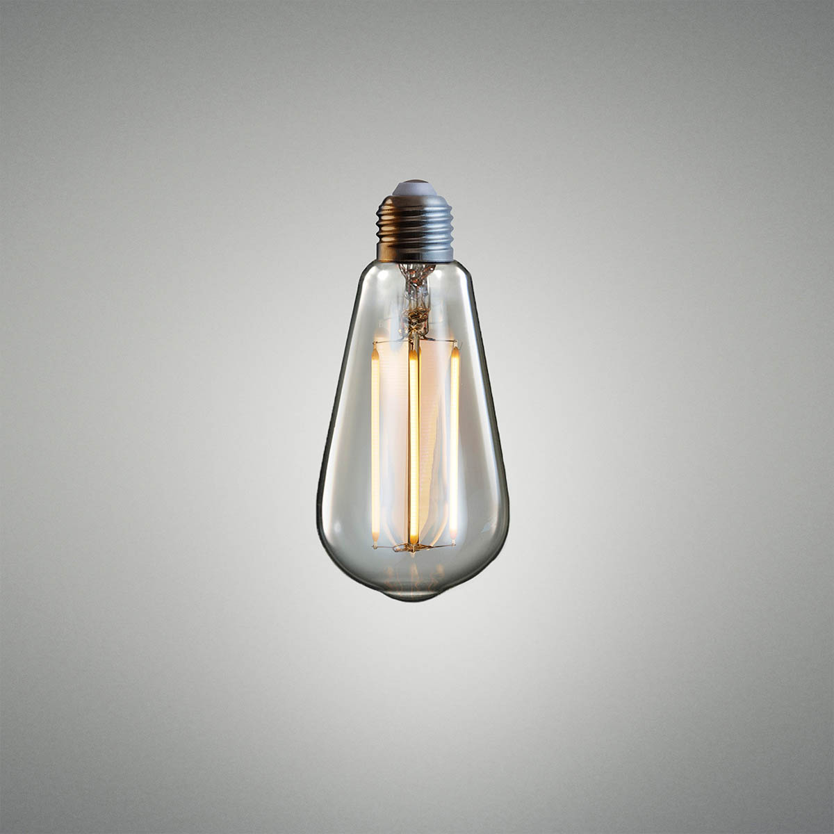 Buster + Punch LED Teardrop E27 Filament-LED-Leuchtmittel, dimmbar, Amber