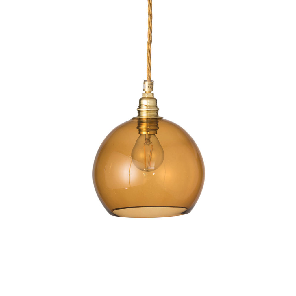 Rowan Pendelleuchte S Ø 15,5 cm, Toast, Gold