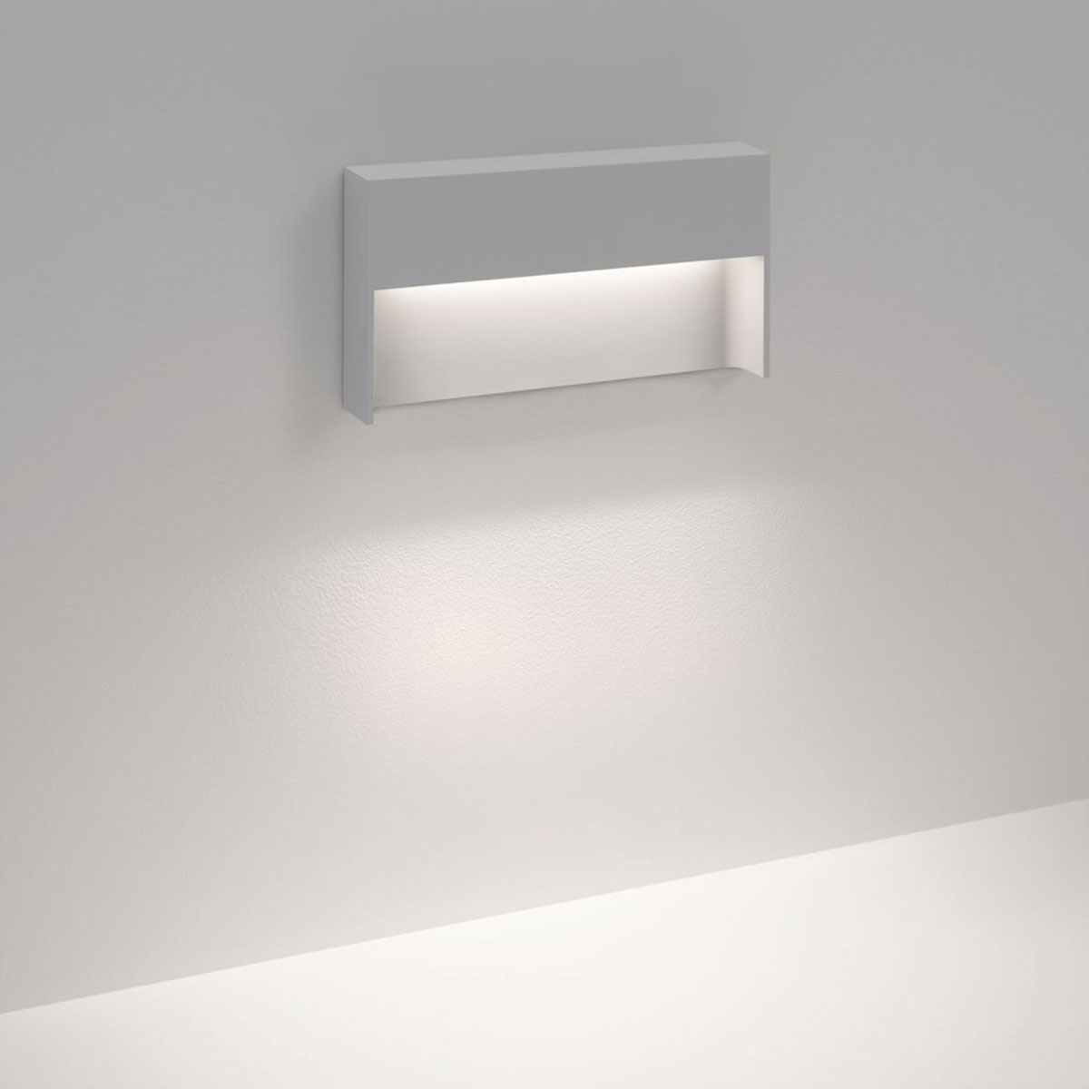 DeltaLight SKOV M 930 Wandleuchte, IP54 SKOV M 930 Wandleuchte, IP54, Weiß, Warmweiß 3000K, B: 23,1 cm – Ambiente Beleuchtung, energieeffizient für Gäste-WC