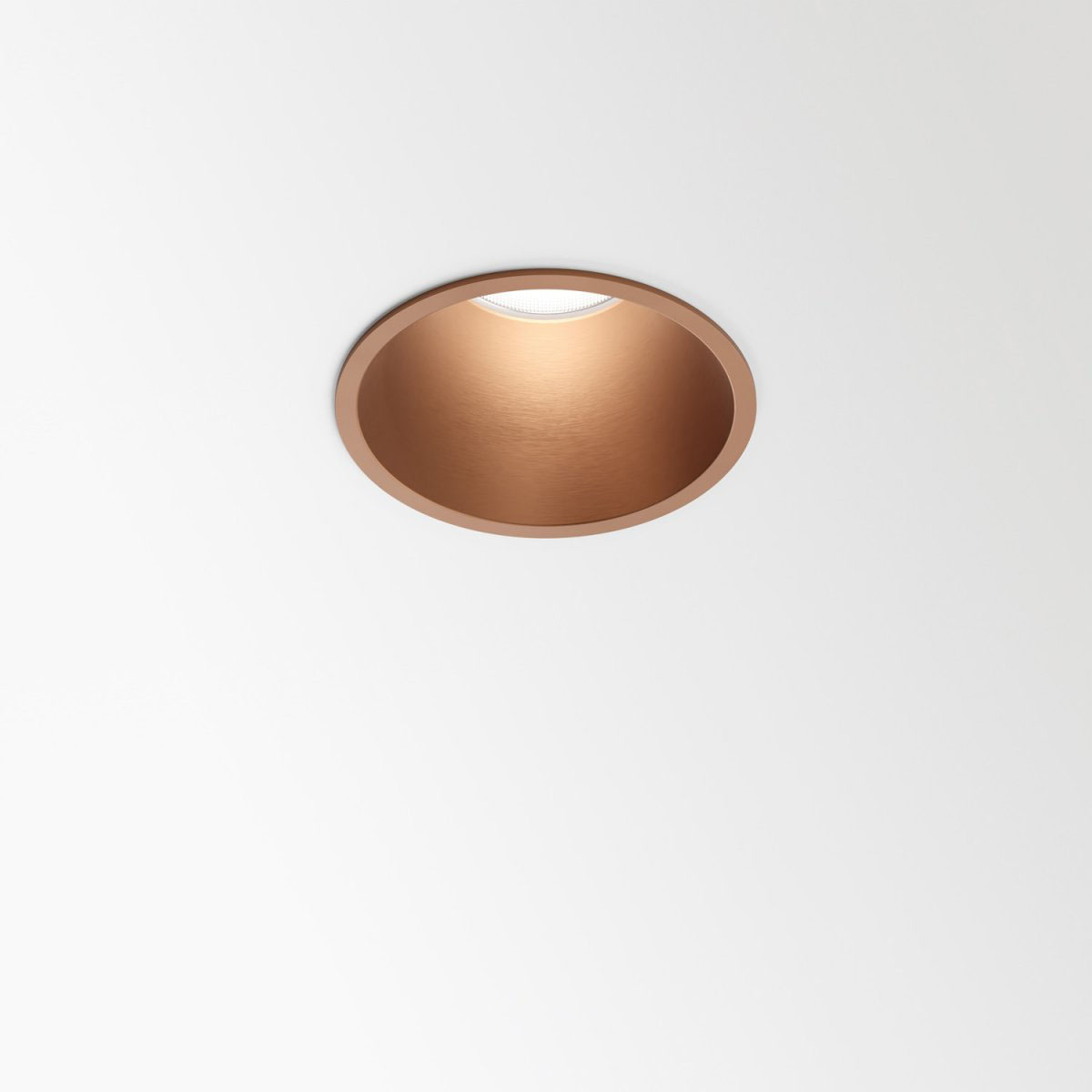 DEEP RINGO LED 93033 Einbaustrahler, Ø: 8,1 cm, Gebürstetes Kupfer, Warmweiß 3000K