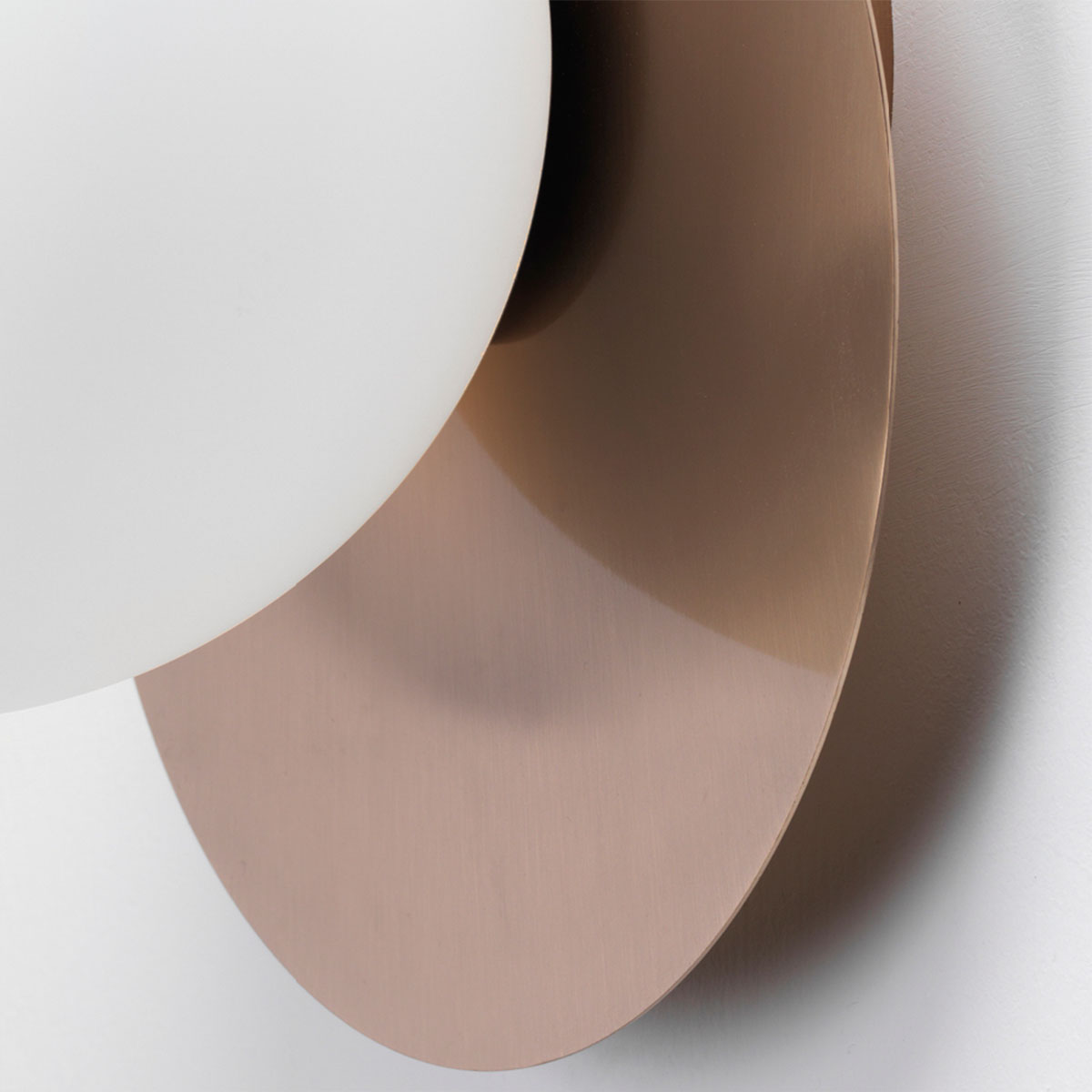 Pearl Wandleuchte, B: 24 cm, T: 25,5 cm, Gold Rose