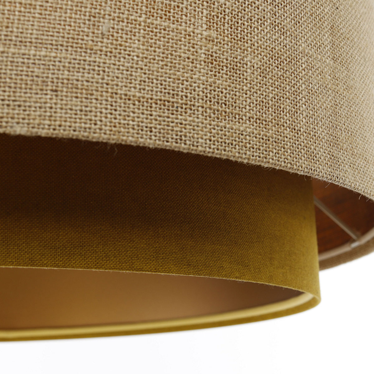 Pendelleuchte Doblo, Ø: 60 cm, Beige, Kupfer