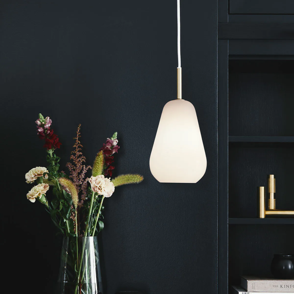 Anoli 1 Small Pendelleuchte, Ø: 16 cm, Opalglas