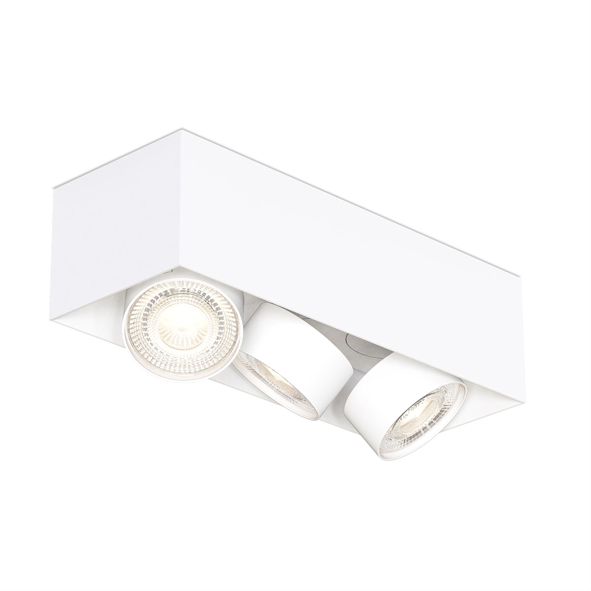 Wittenberg 4.0, wi4-ab-3e-kb Aufbaustrahler, Weiß matt, Warmweiß 3000K, Flood 38°, Bluetooth