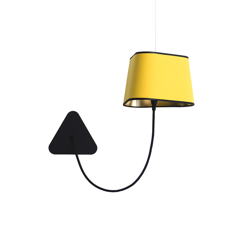 Nuage Wandleuchte, Gelb/Gold, Small Ø: 24 cm