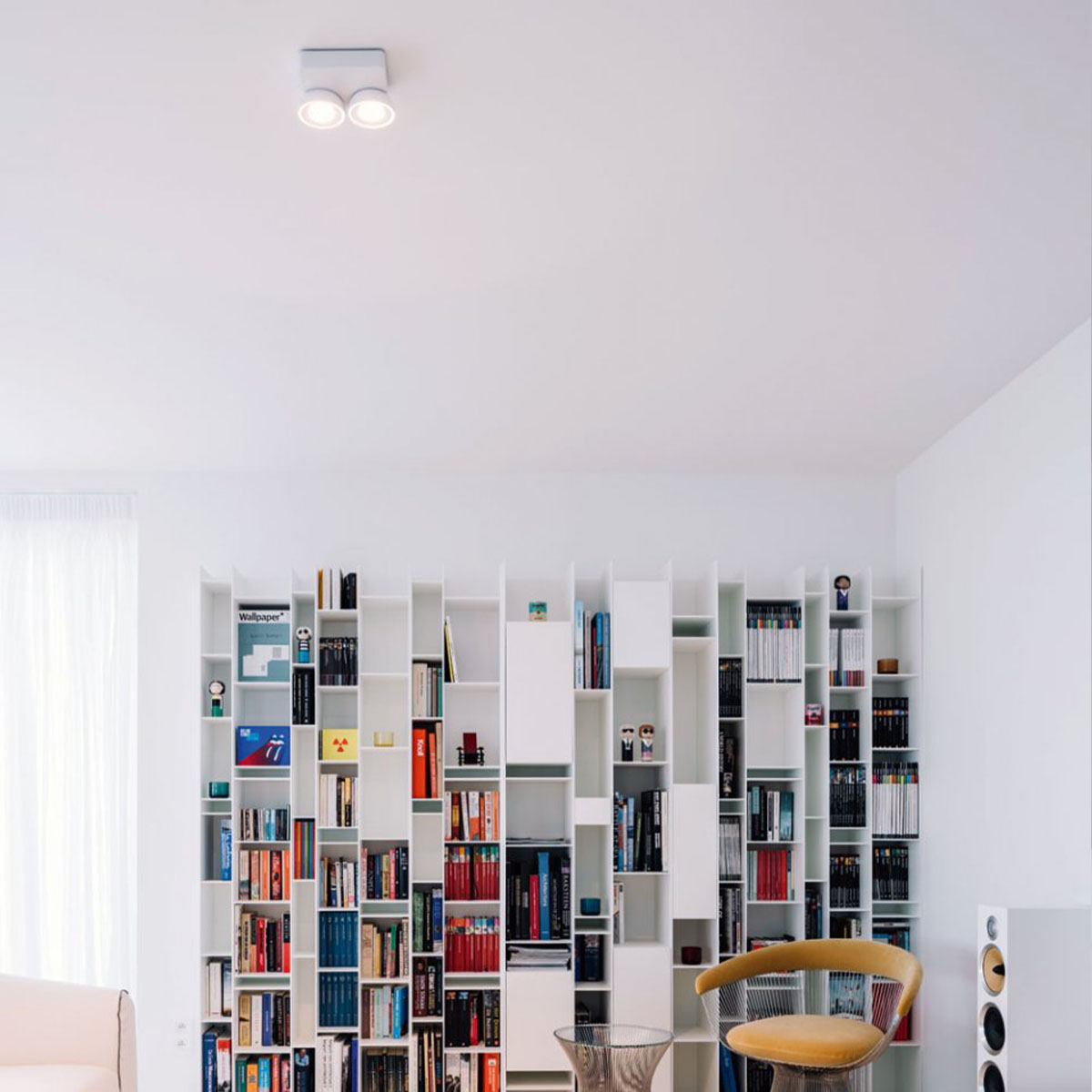 TWEETER M ON 2 92733 DIM8 Aufbaustrahler, L: 16,4 cm, B: 12,8 cm, Schwarz & Chrom, Extra-Warmweiß 2700K, 33° TWEETER M ON 2 93050 DIM8 Aufbaustrahler, L: 16,4 cm, B: 12,8 cm, Weiß, Warmweiß 3000K, 50°