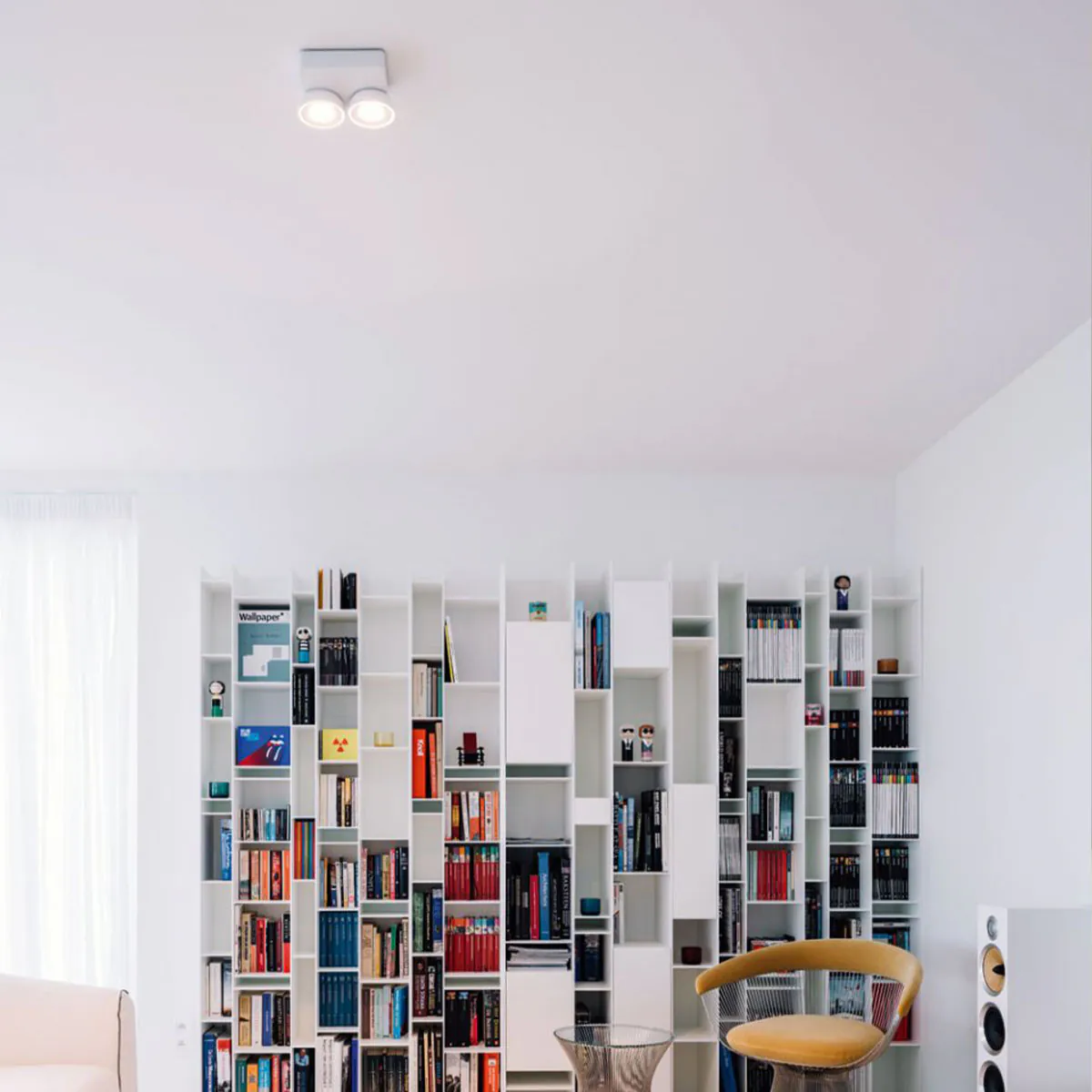 TWEETER M ON 2 93050 DIM8 Aufbaustrahler, L: 16,4 cm, B: 12,8 cm, Weiß, Warmweiß 3000K, 50°