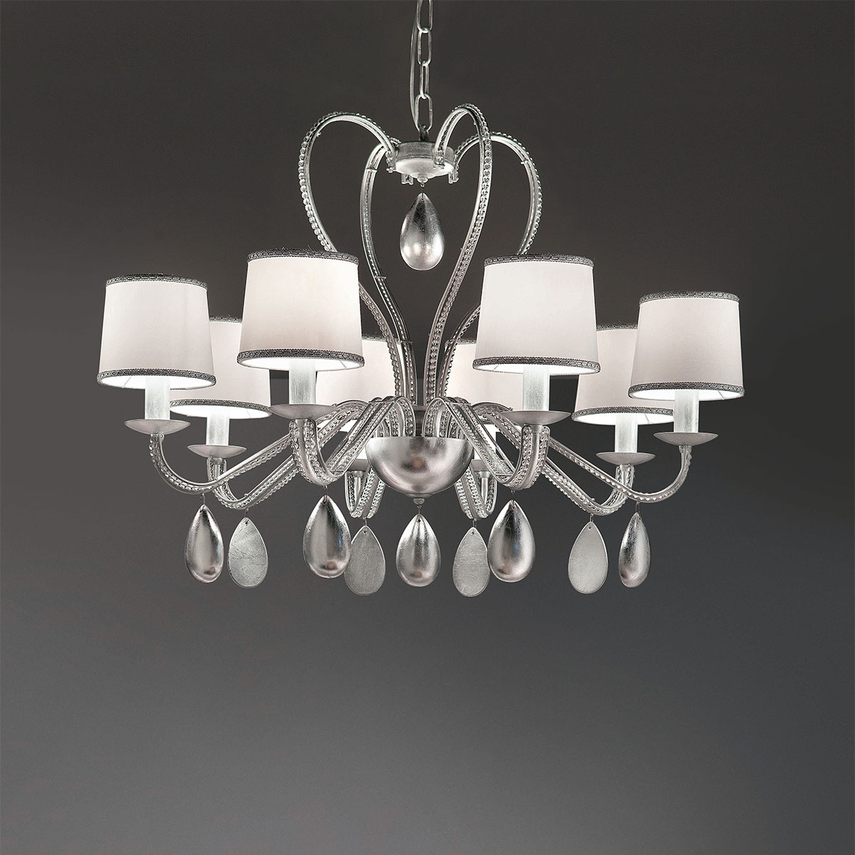 Noblesse 8 Kronleuchter, 8-flammig, Ø: 86 cm Noblesse 8 Kronleuchter, 8-flammig, Ø: 86 cm