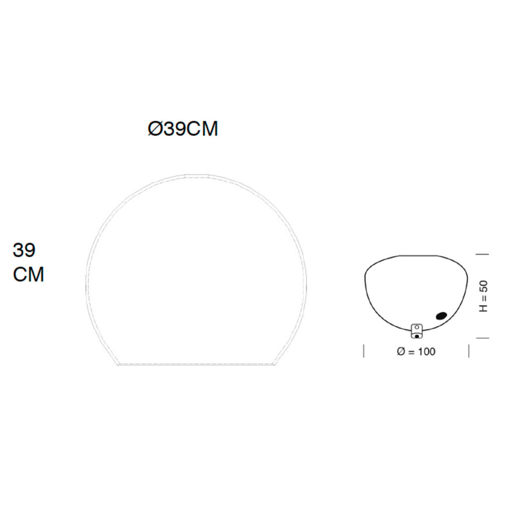 Rowan Pendelleuchte XL Ø 39 cm, Chameleon, Gold