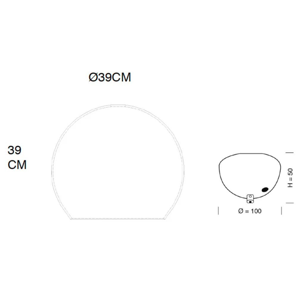 Rowan Pendelleuchte XL Ø 39 cm, Chameleon, Gold