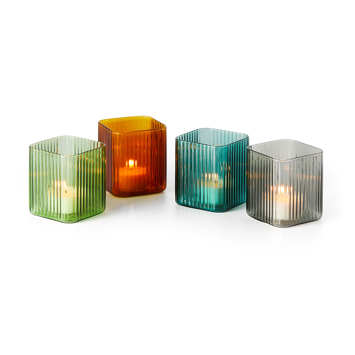 Nouveau Teelichthalter Orange