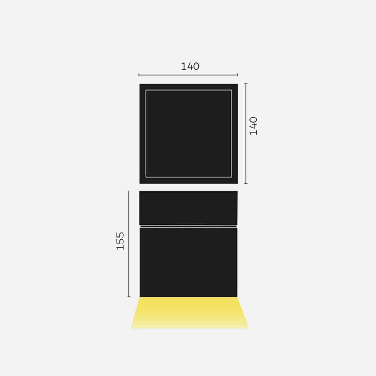 Prologe 145 Single Directional Aufbaustrahler, weiß, 2700K, phase dim Prologe 145 Single Directional Aufbaustrahler, weiß, 2700K, phase dim