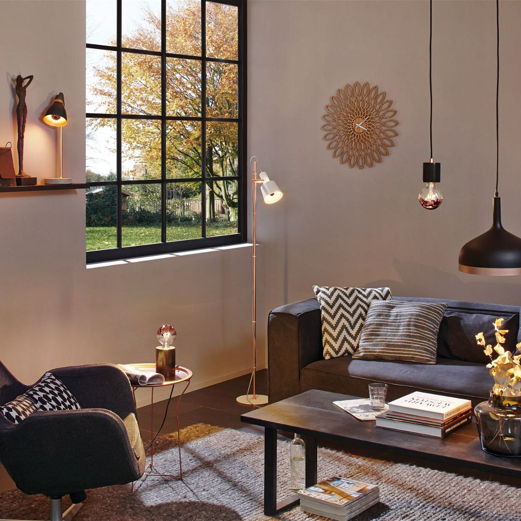 LED Globe Kopfspiegel E27 G95 600lm 6,5W 2700K Kopfspiegel Kupfer LED Globe Kopfspiegel E27 G95 600lm 6,5W 2700K Kopfspiegel Kupfer