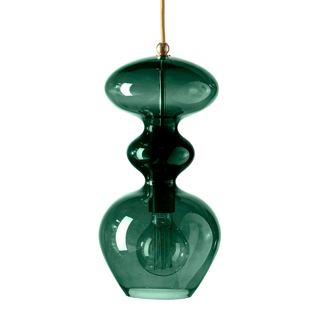 Futura Pendelleuchte M Ø 18 cm, Ivy Green