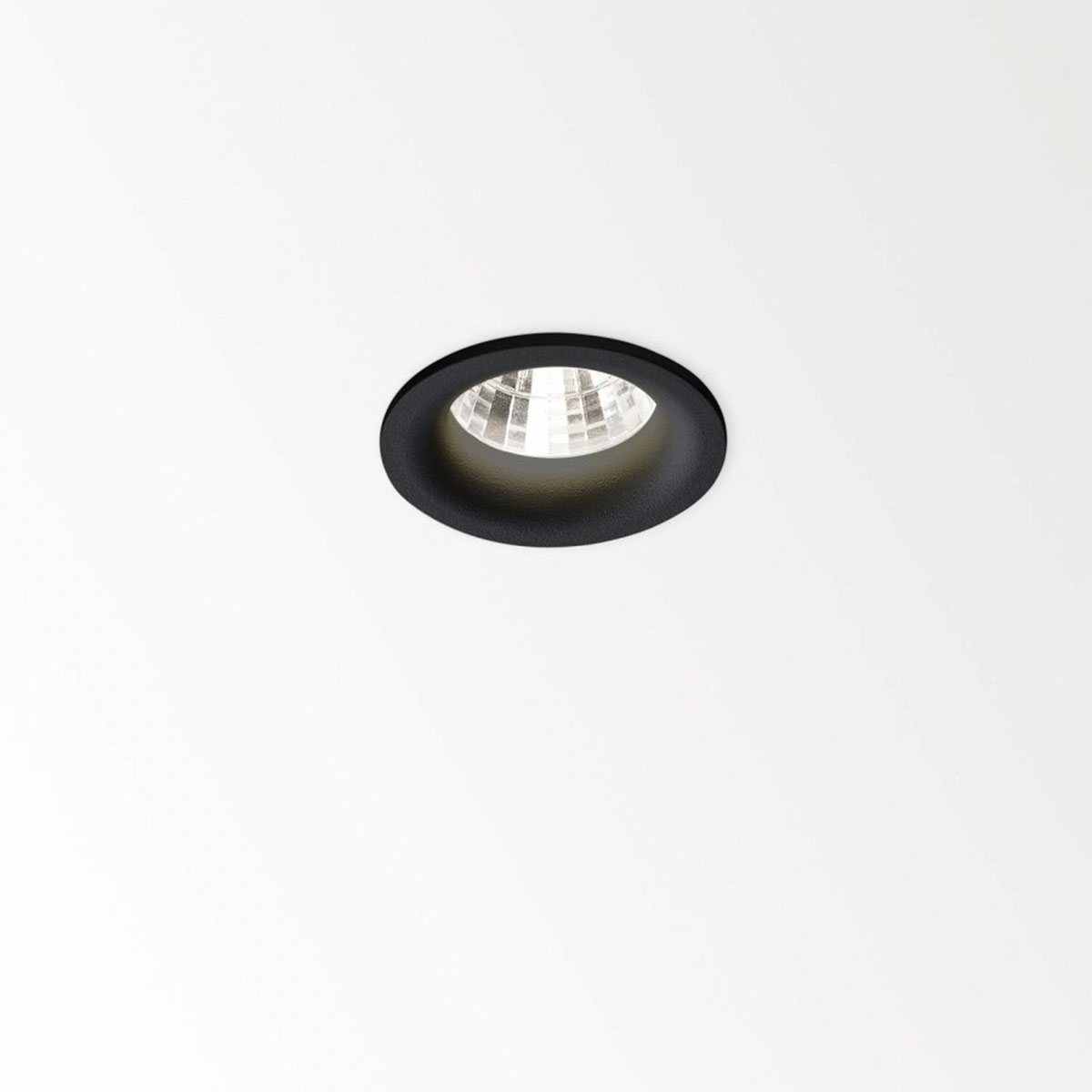 MICRO REO X 92735 IP43 Einbaustrahler, Ø: 5,4 cm , Schwarz, Extra-Warmweiß 2700K