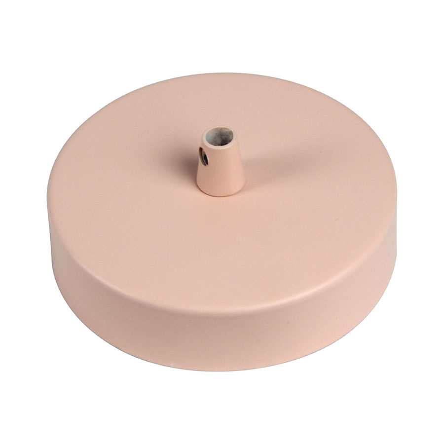 Lampen Baldachin Metall 1-fach Rosa, Ø: 10 cm x H: 2,5 cm Lampen Baldachin Metall 1-fach Rosa, Ø: 10 cm x H: 2,5 cm